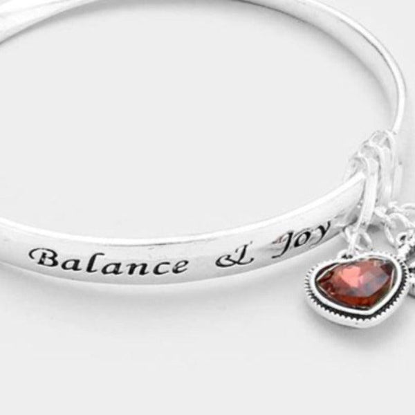 June Birthday Stone "Balance & Joy" Bracelet